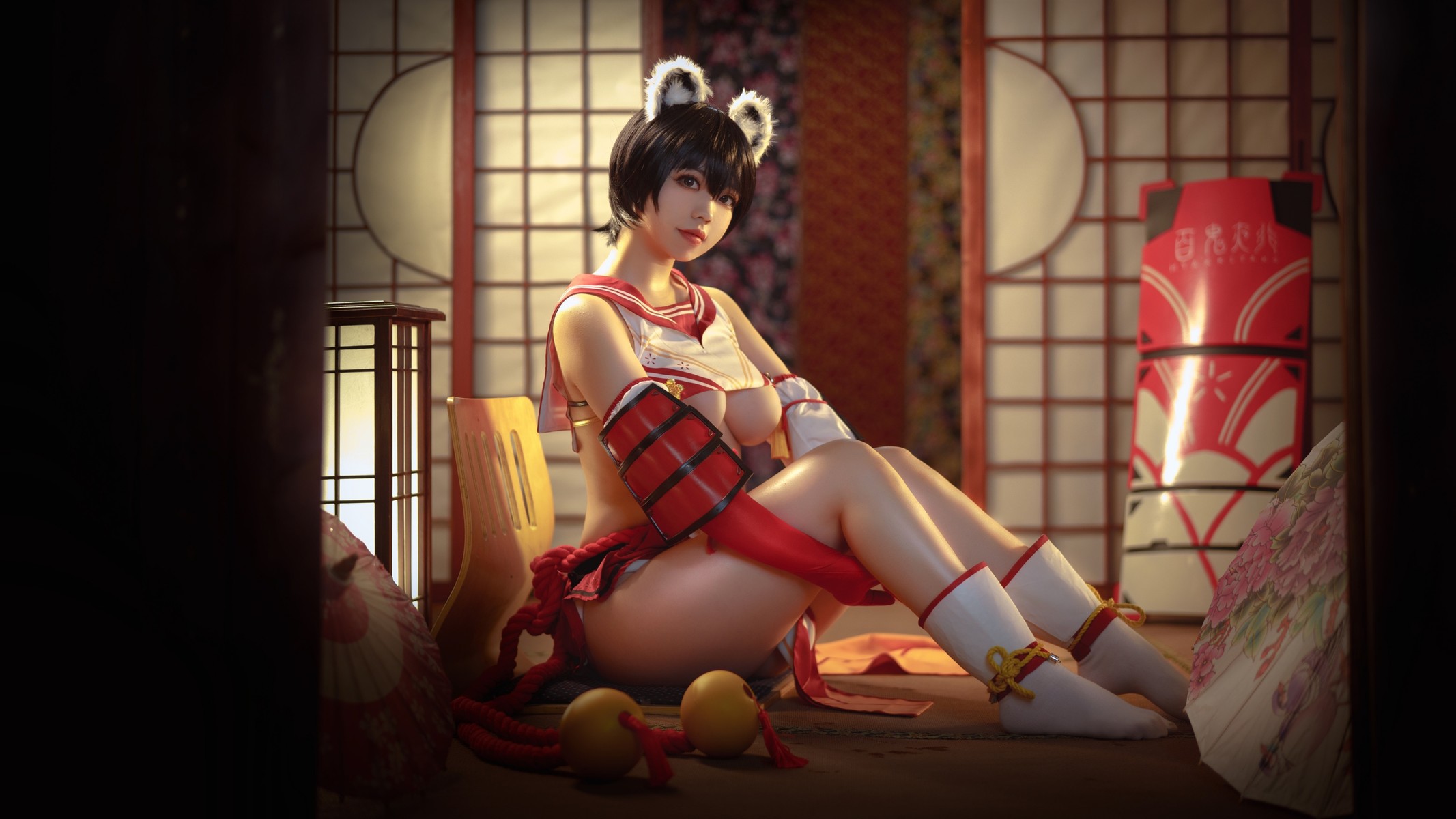 Ganlory 啊日日 Cosplay 春日ツバキ Kasuga Tsubaki 20