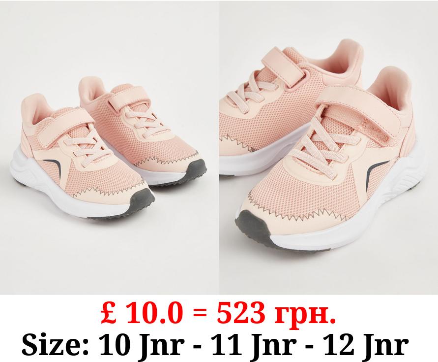 Pink Mesh Sports Trainers