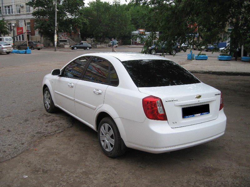 chevrolet lacetti 1.8 белый тонировка