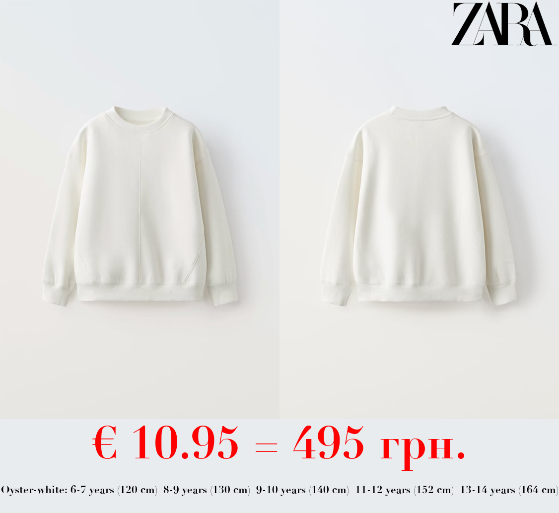 BASIC PLUSH SWEATSHIRT