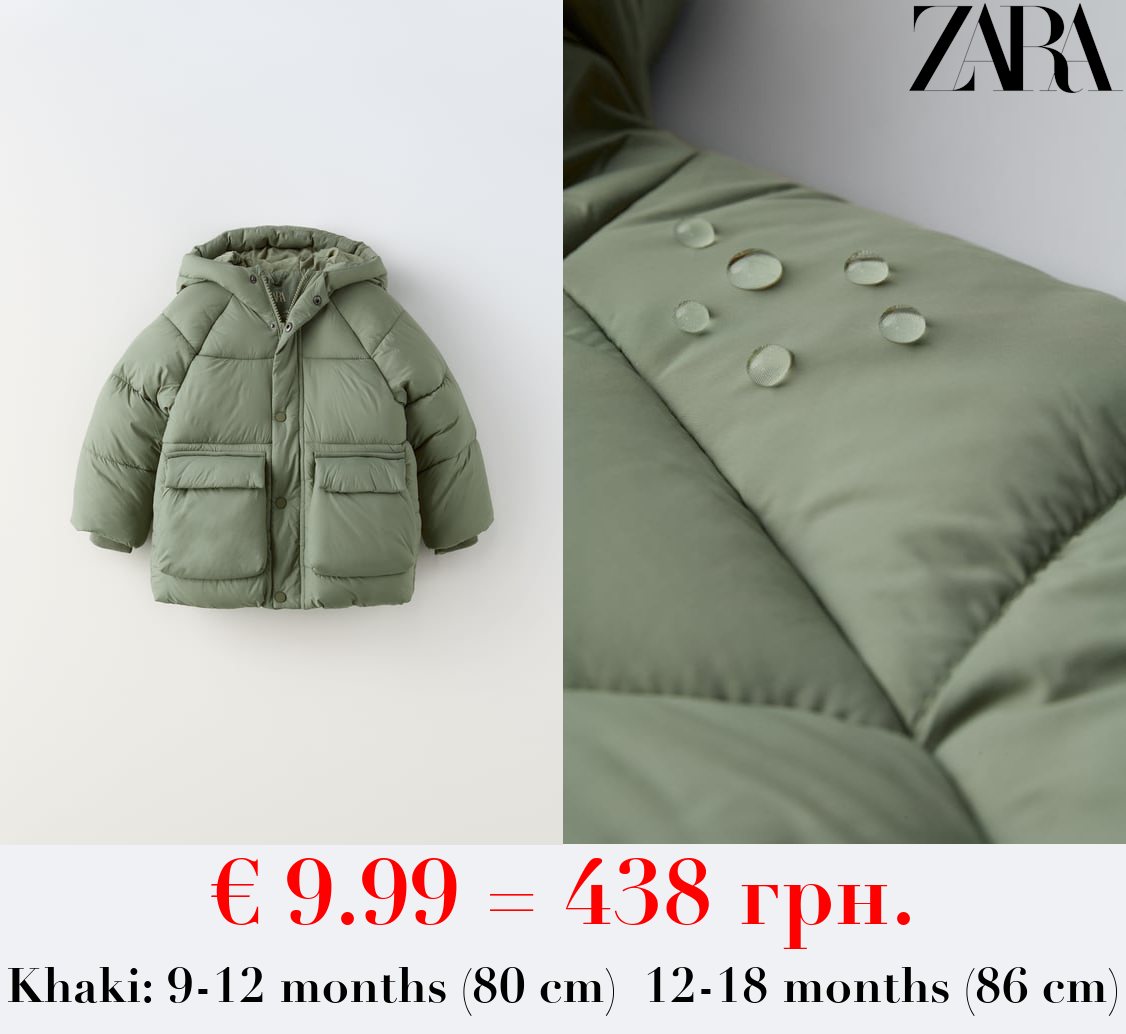 WATER-REPELLENT PUFFER COAT