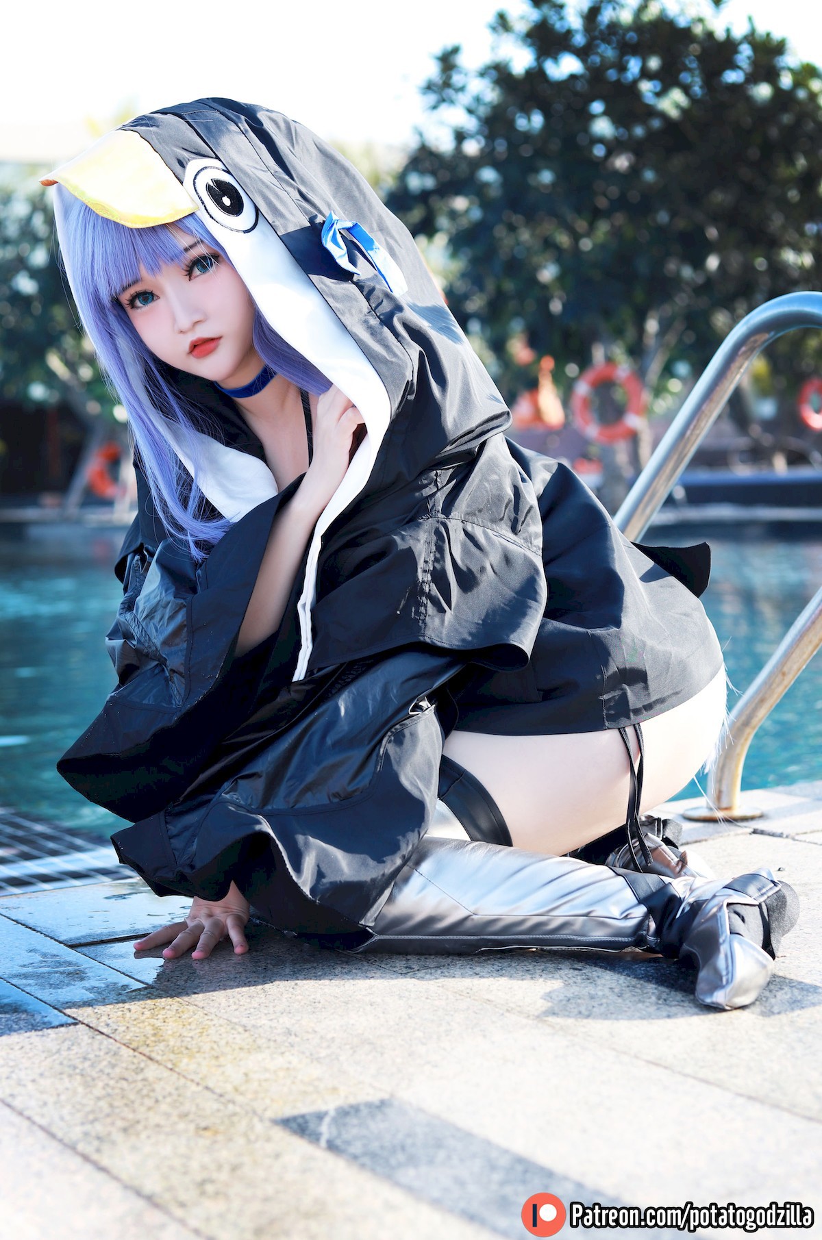 Potato Godzilla Cosplay 水着メルトリリス 17