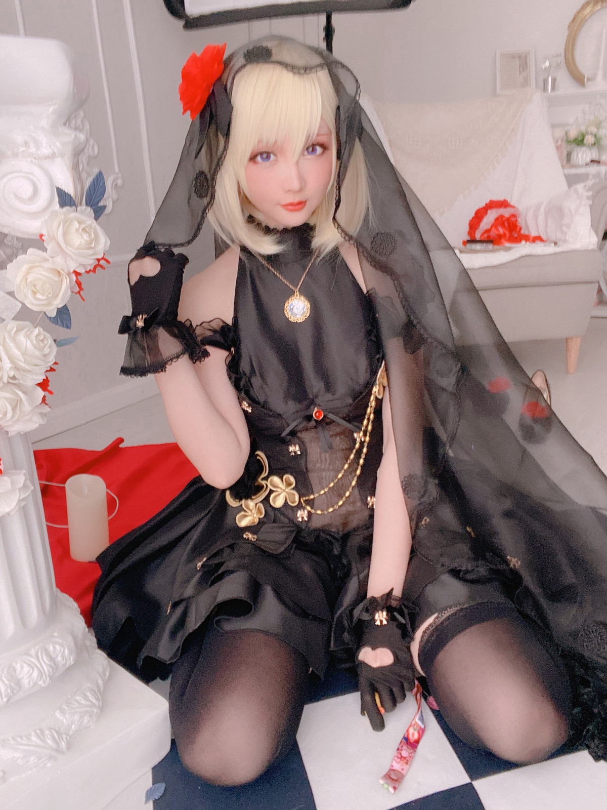 Cosplay 星之迟迟Hoshilily Z23婚纱 39