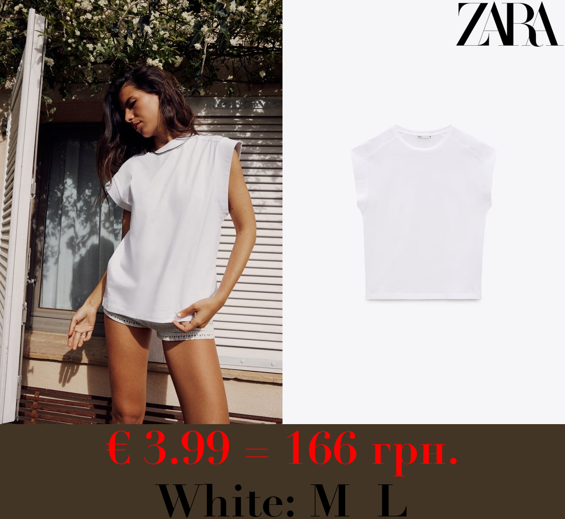 RIBBED COTTON T-SHIRT