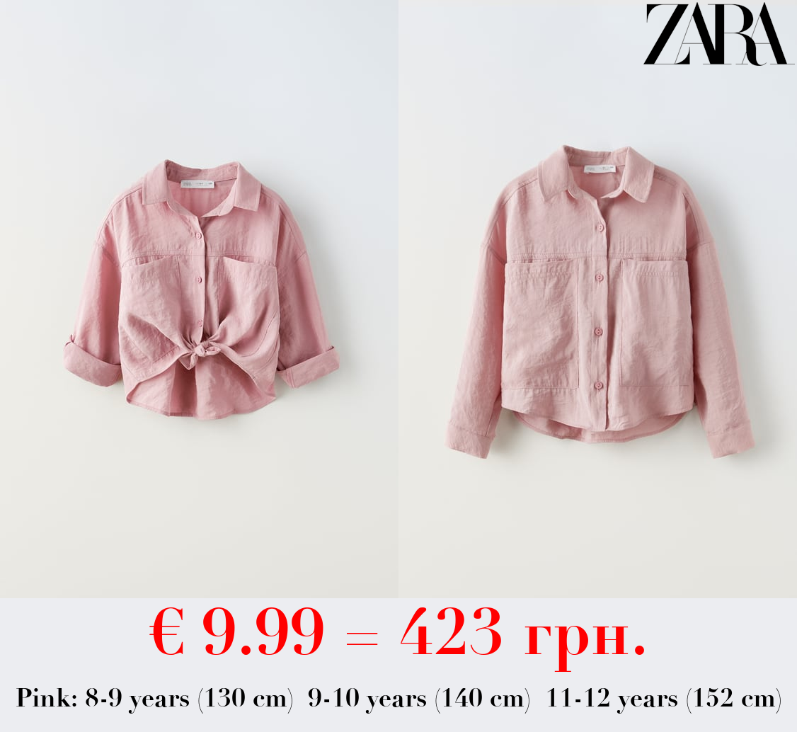 FLOWING SHIRT WITH KNOT