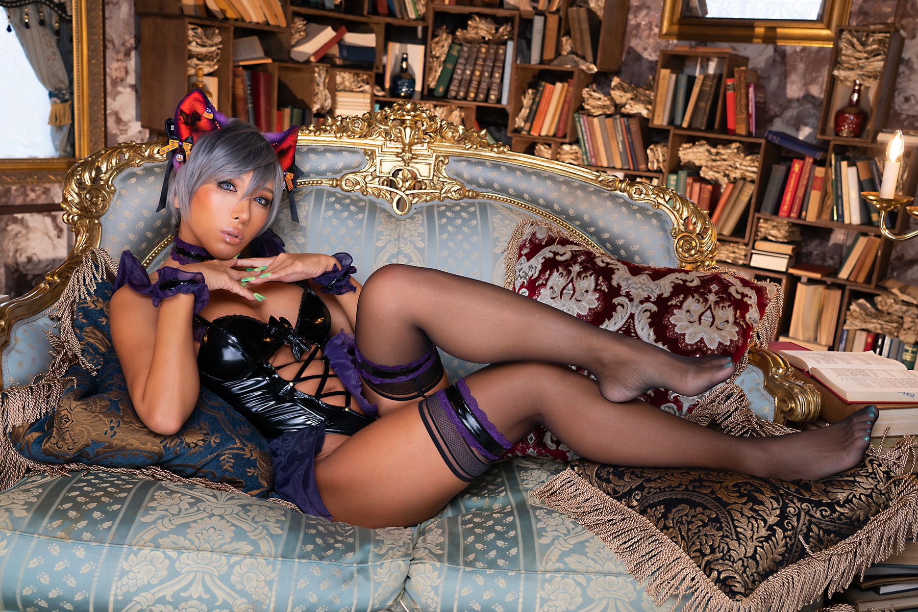 Cosplay Nonsummerjack ハロウィンキャットだにゃにゃにゃん 44