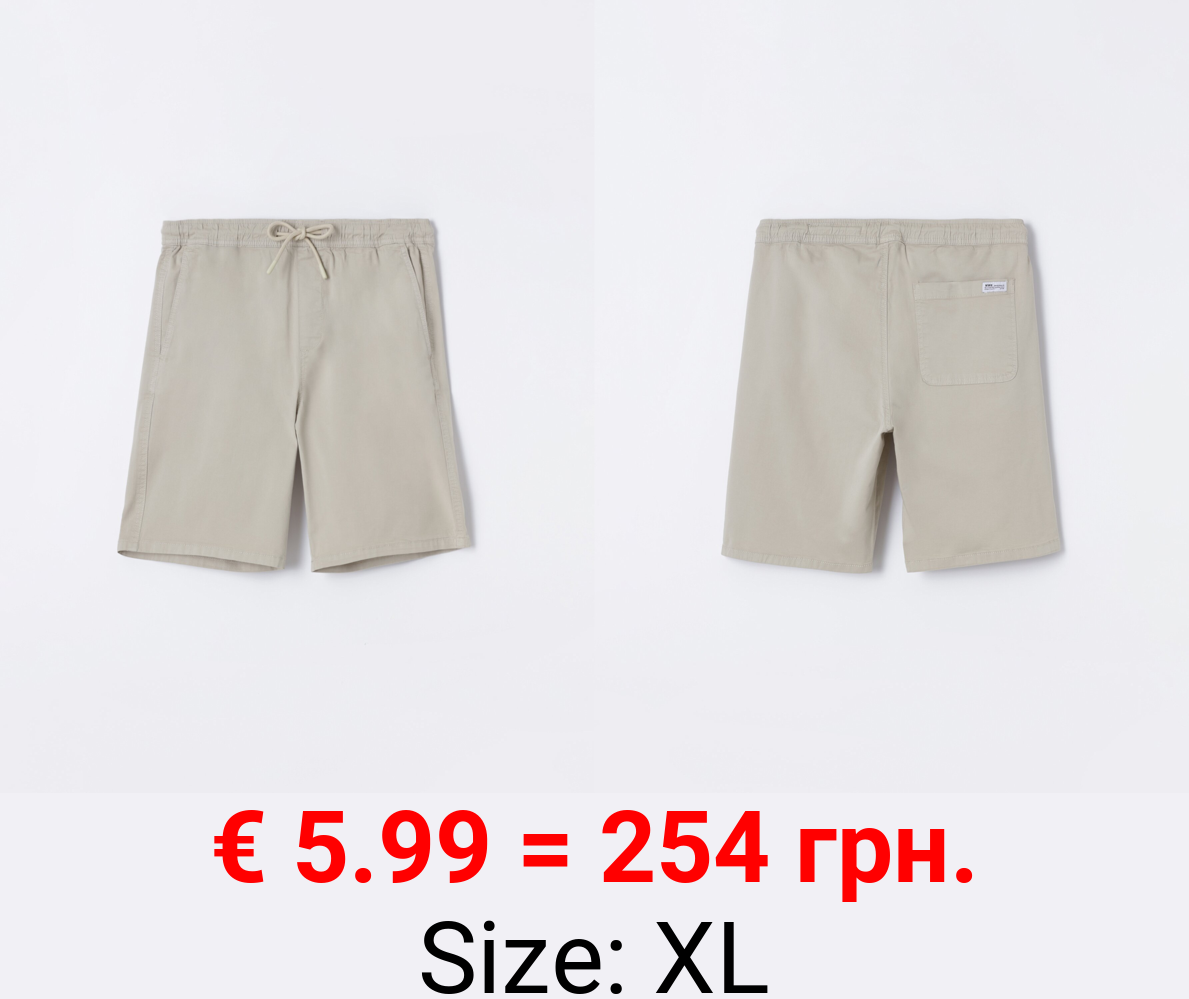 Bermuda jogging shorts