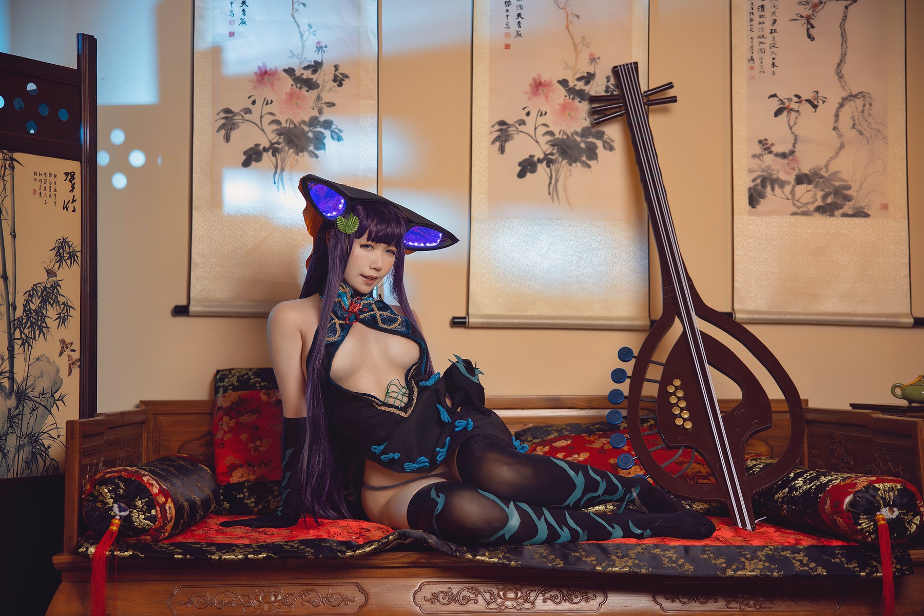 Cosplay 麻花麻花酱 杨玉环满破+二破 8