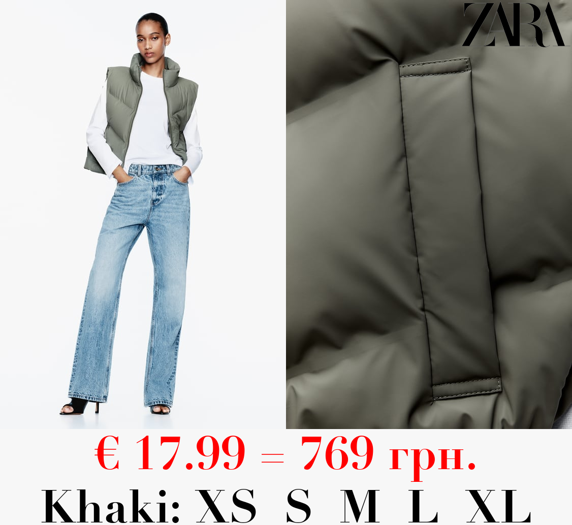 RUBBERISED SHORT GILET