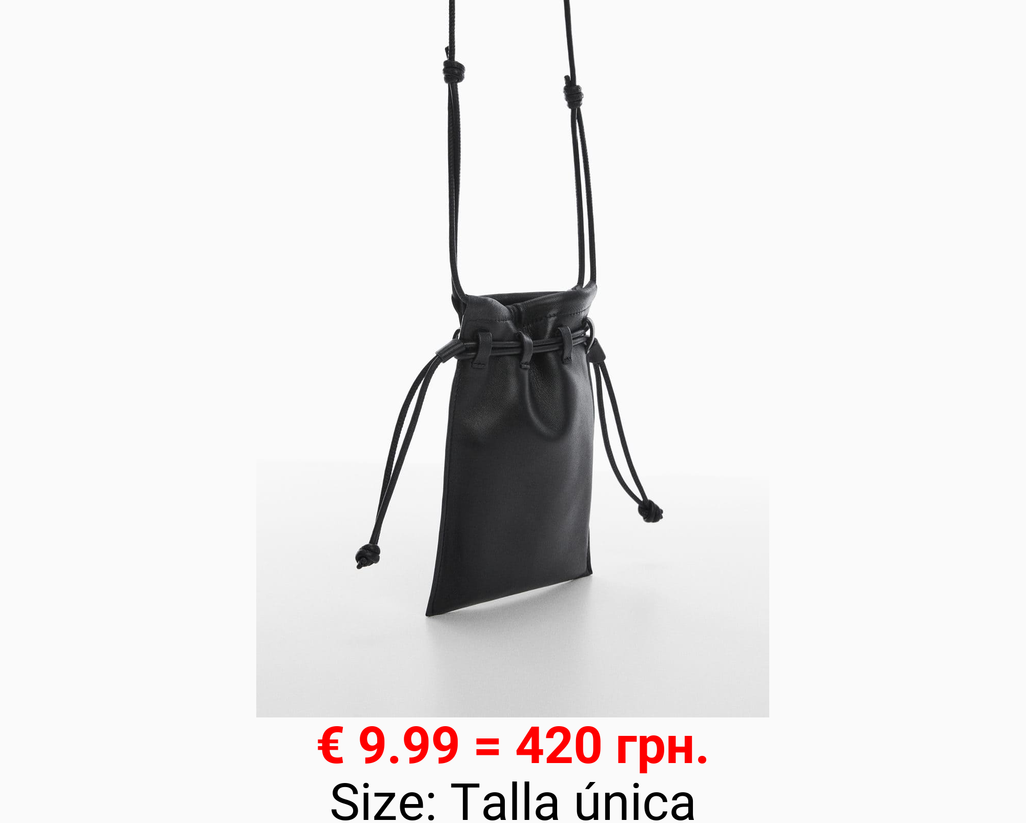 Bolso saco piel mini