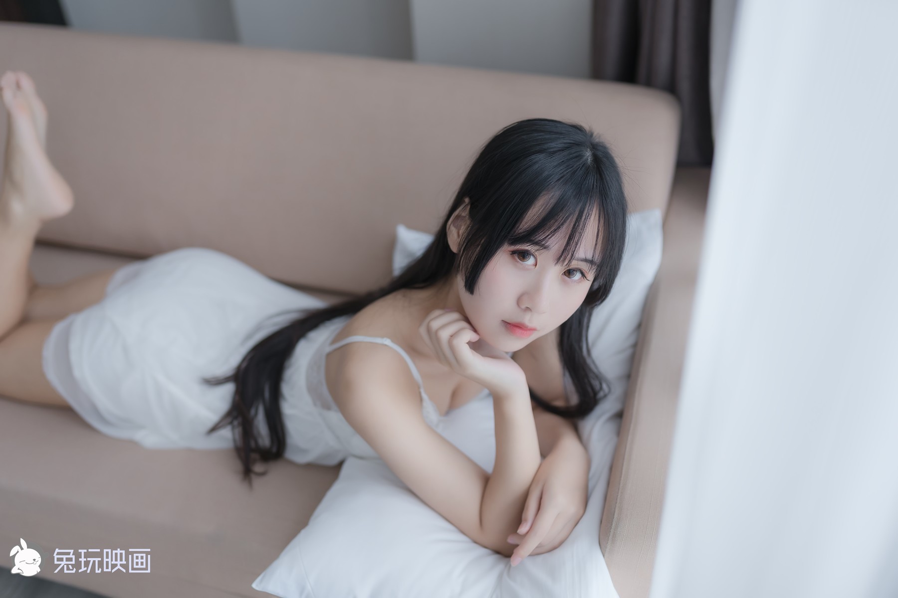 Cosplay 兔玩映画 白纱裙 34