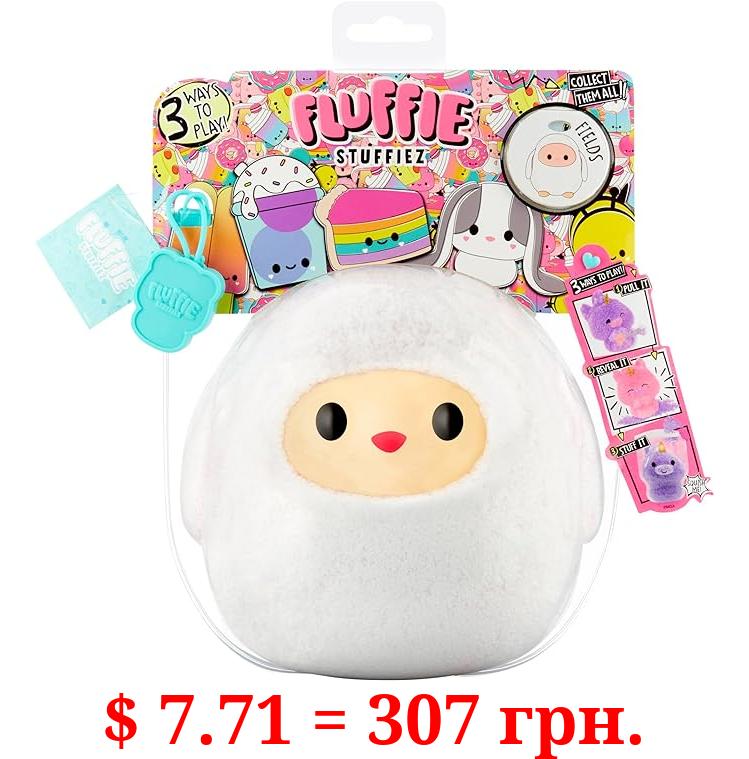 Fluffie Stuffiez Sheep Small Collectible Feature Plush - Surprise Reveal Unboxing Huggable Tactile Play Fidget DIY Ultra Soft Fluff