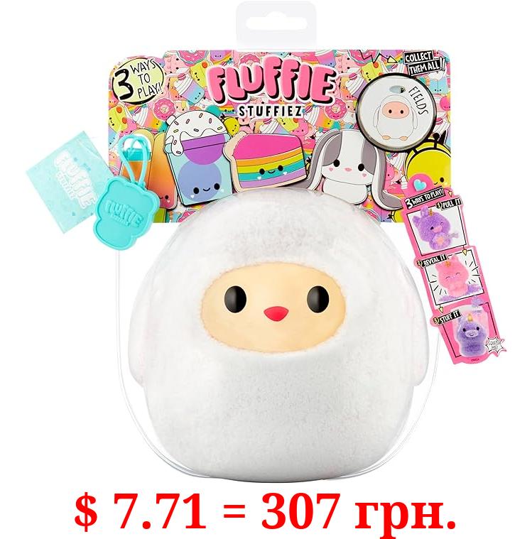 Fluffie Stuffiez Sheep Small Collectible Feature Plush - Surprise Reveal Unboxing Huggable Tactile Play Fidget DIY Ultra Soft Fluff