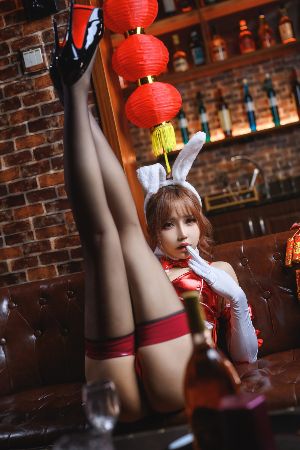 Cosplay 抱走莫子aa 兔色撩人 Rabbit 18