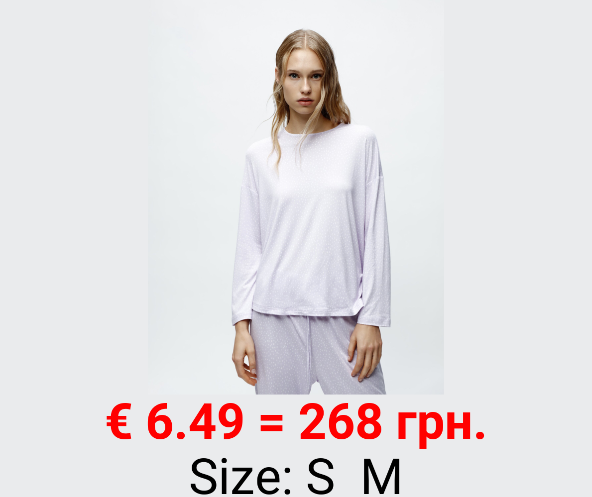 Long printed pyjamas