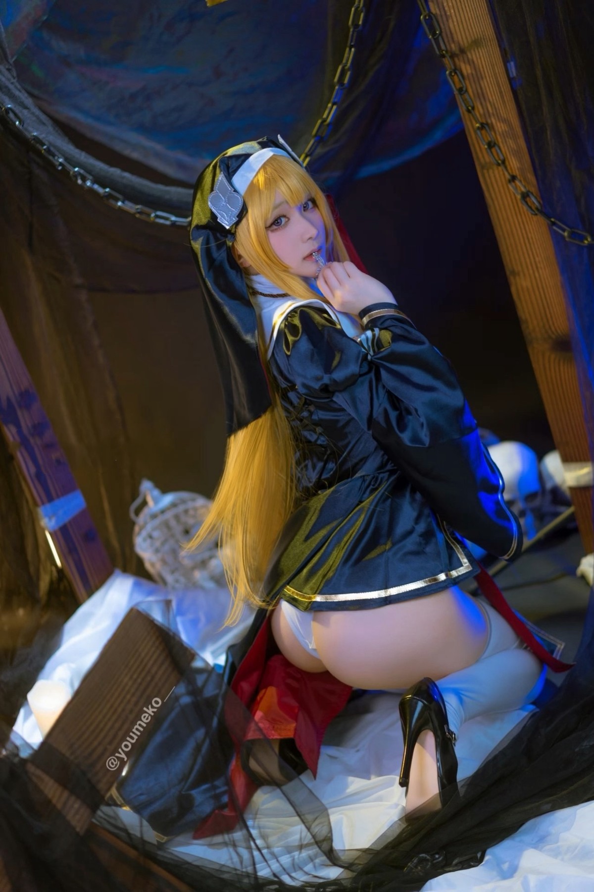 Cosplay 黏黏团子兔 兔兔班车 霞沢美游 19