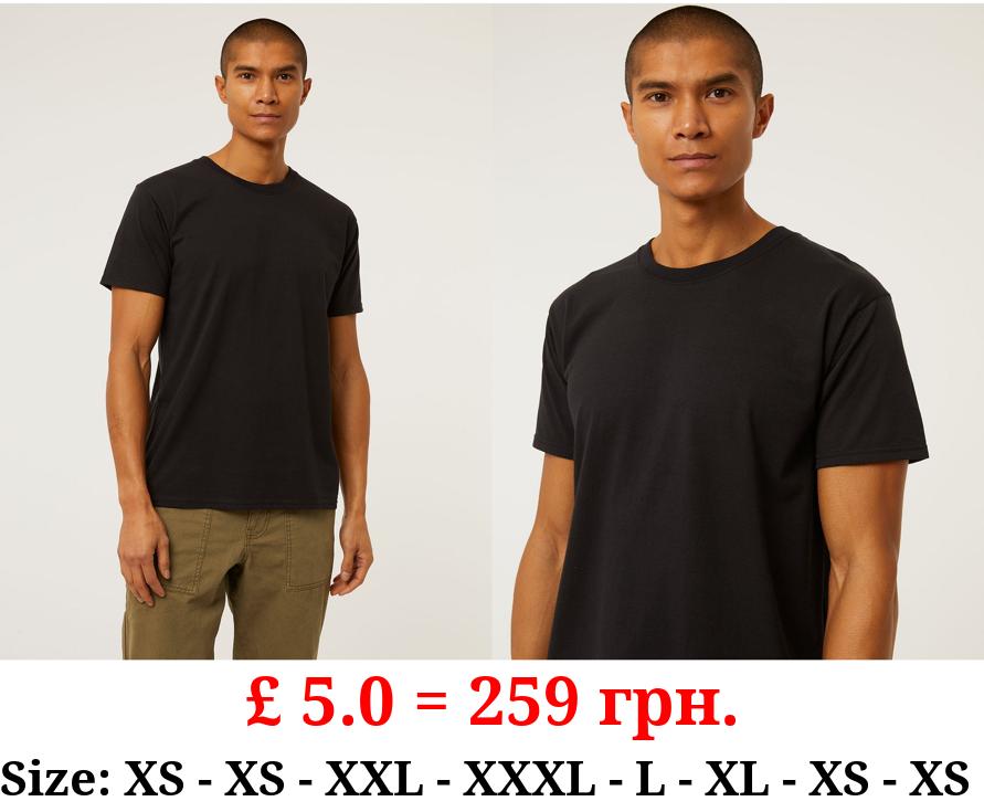 Black Plain T-Shirt