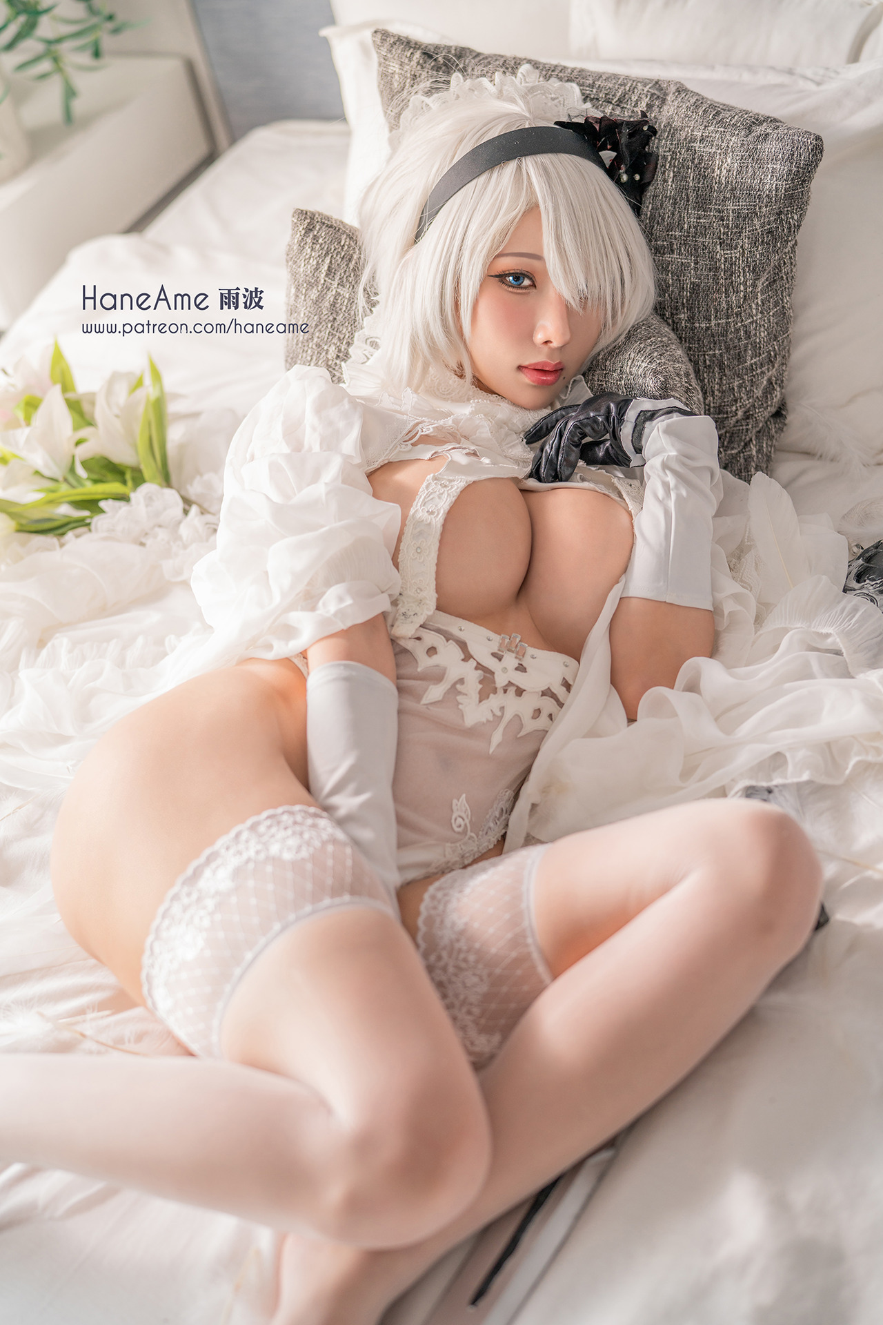 [HaneAme 雨波] 2B Wedding Dress Version 23