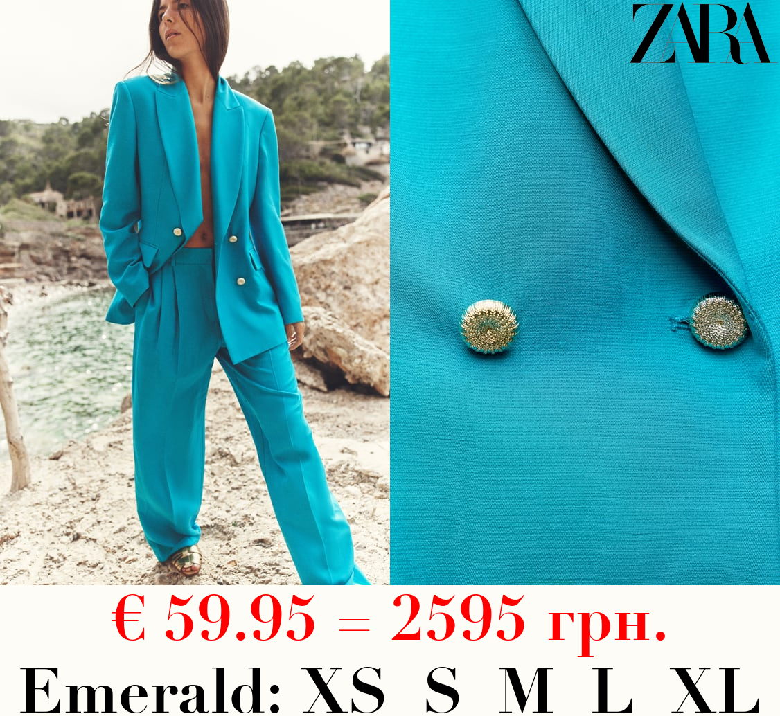 DOUBLE-BREASTED BLAZER