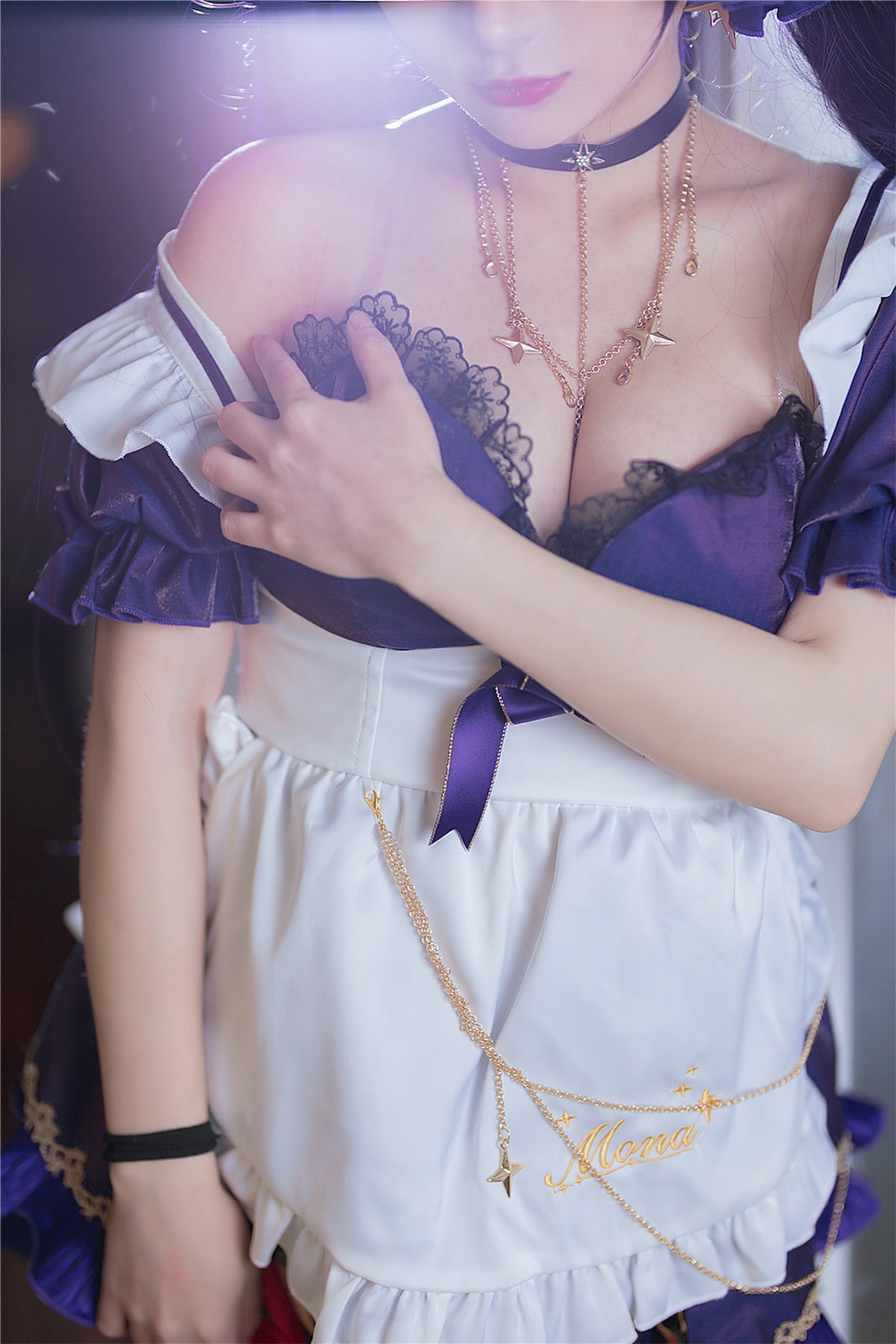 Cosplay 是三不是世 原神莫娜女仆 18
