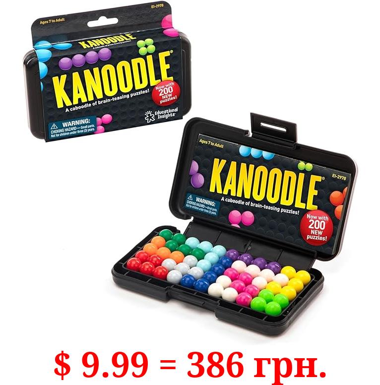 Educational Insights Kanoodle 3D Brain Teaser Puzzle Game, Featuring 200 Challenges, Easter Basket Stuffer, Gift for Ages 7+