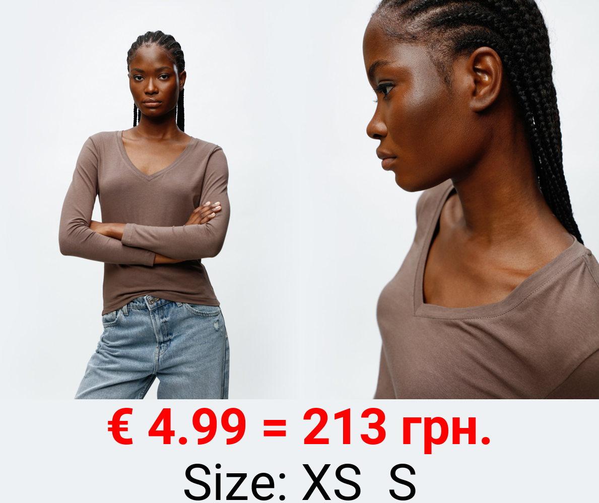 Long sleeve stretch T-shirt