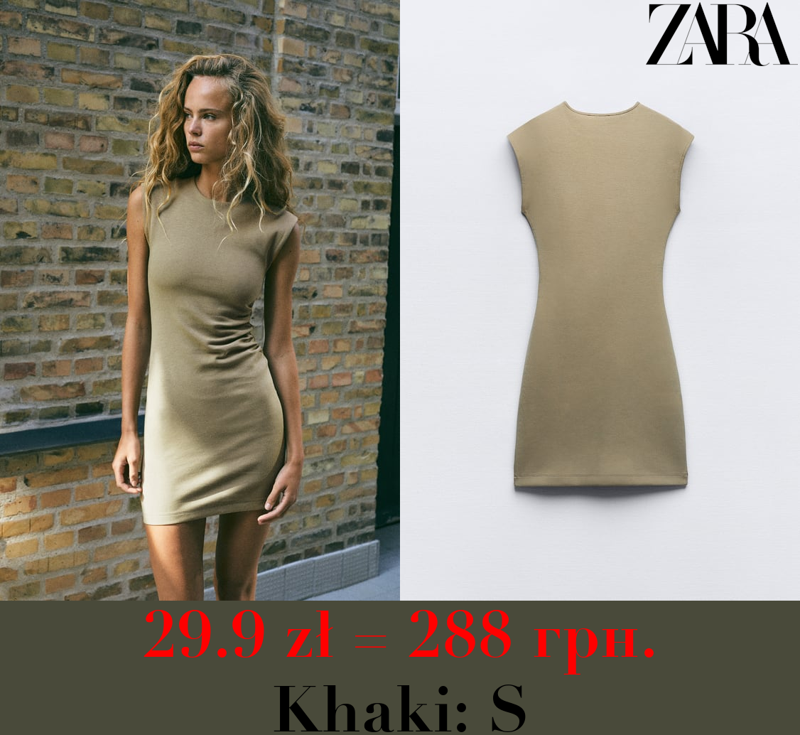 FITTED GATHERED DRESS