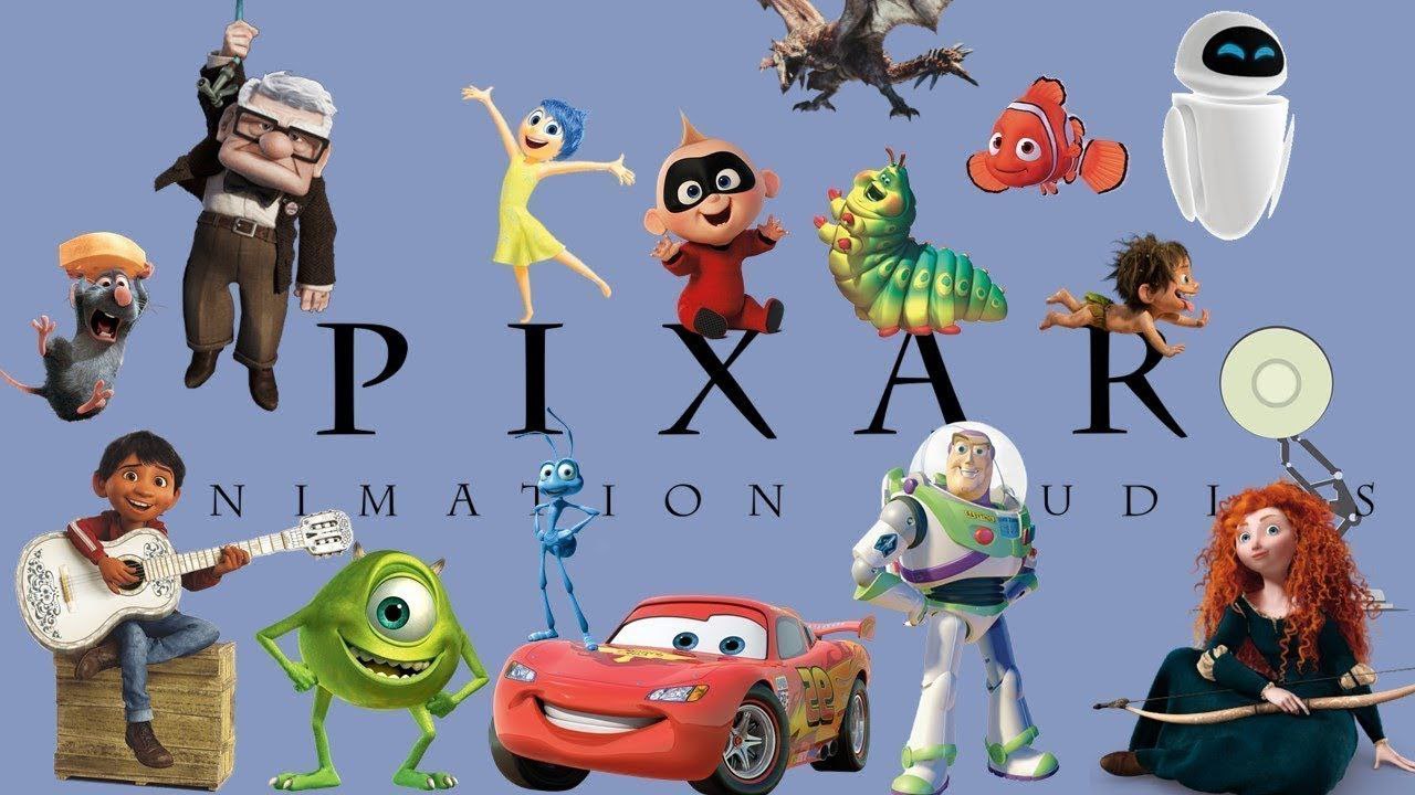 Какие пиксар. Пиксар. Персонажи Pixar. Дисней Пиксар студия.