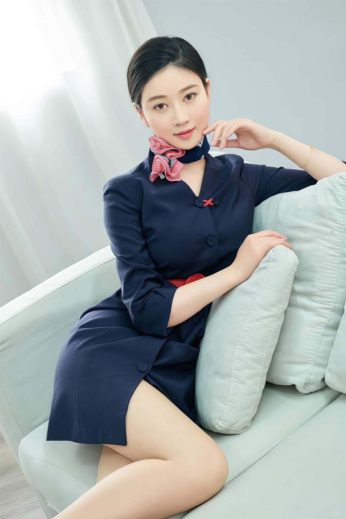 年年Nnian 空姐 & 炽天使 Set.01 17