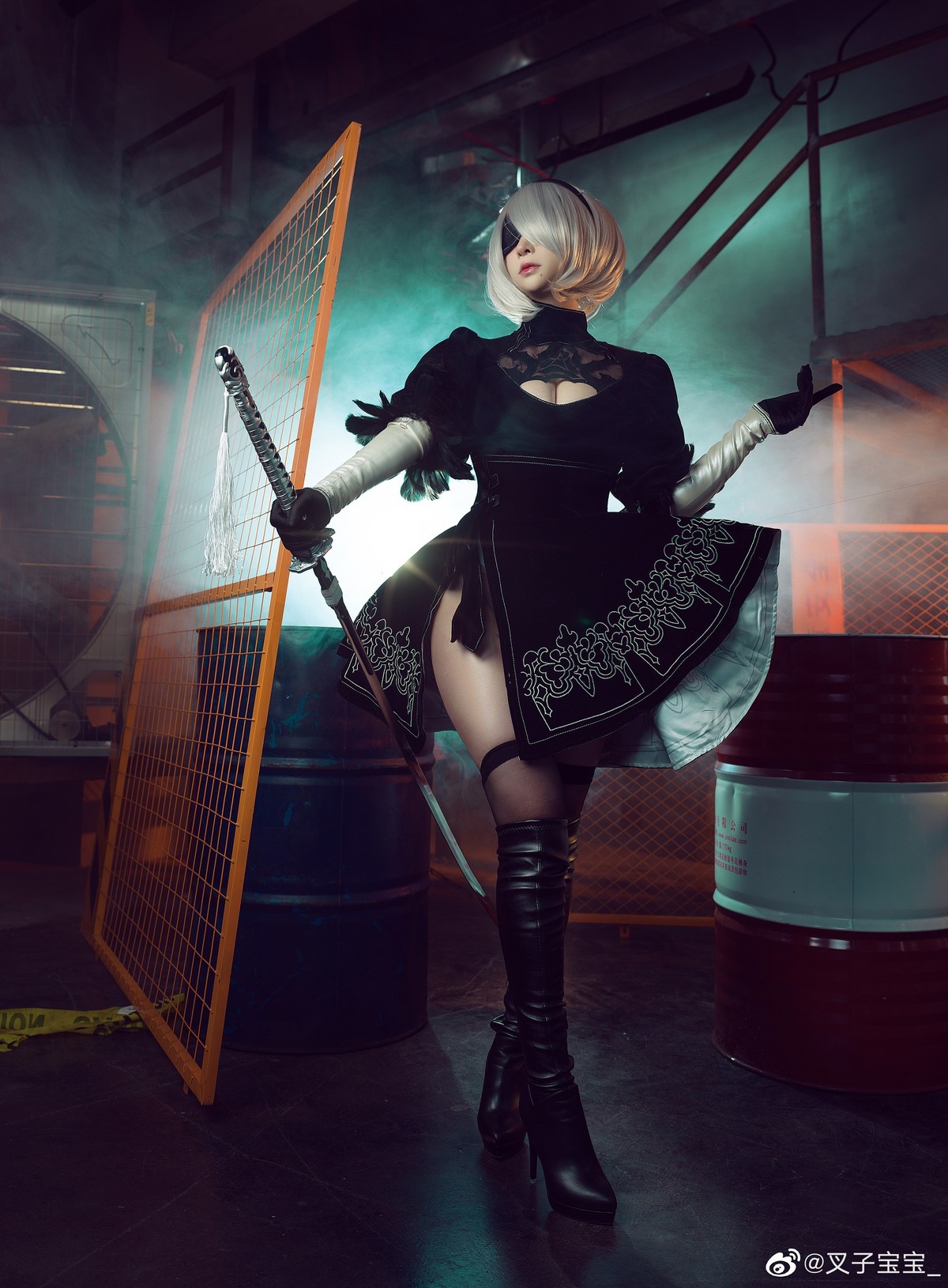 叉子宝宝 Cosplay 2B 尼尔机械纪元 2