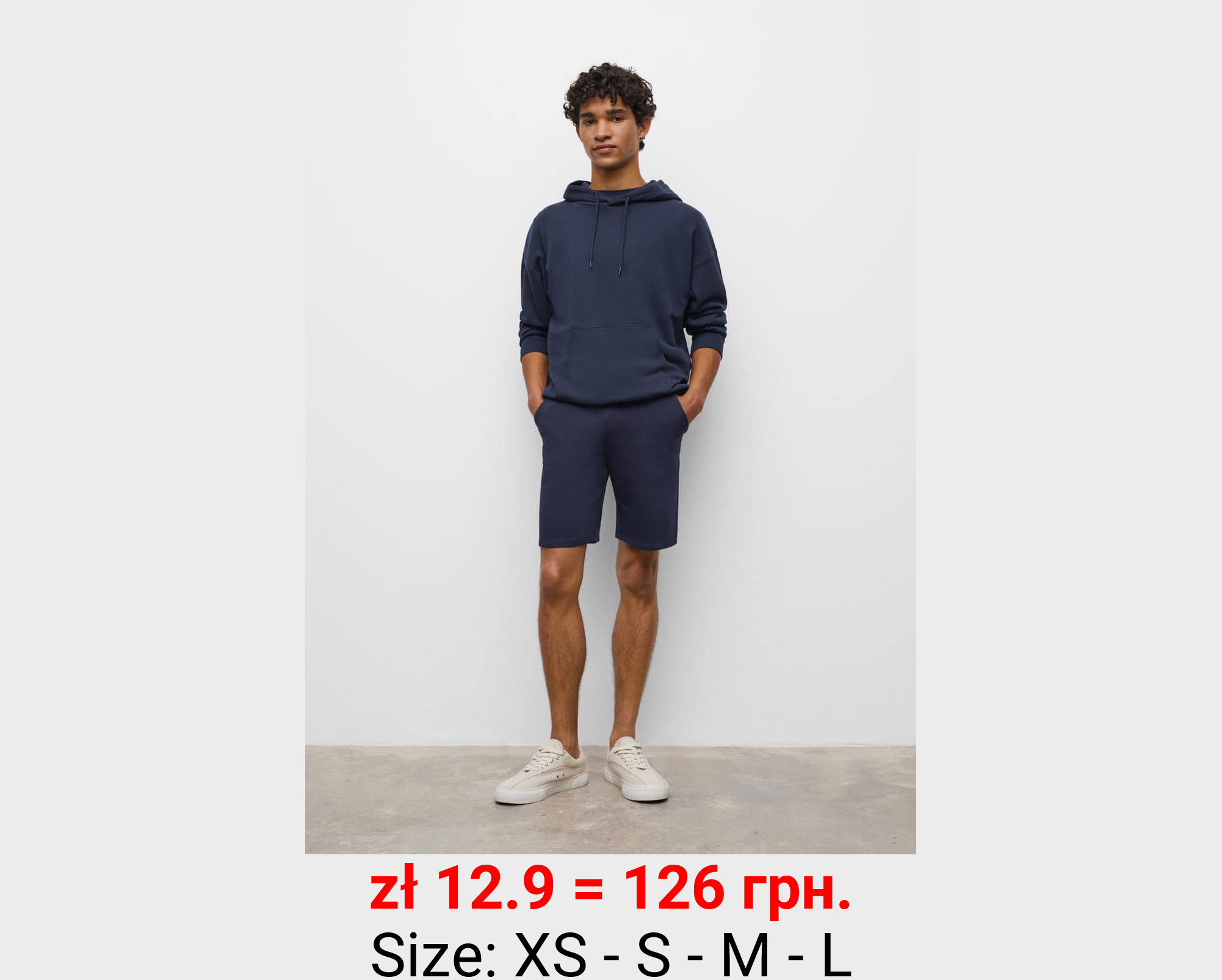 Bermudas algodón cintura elástica