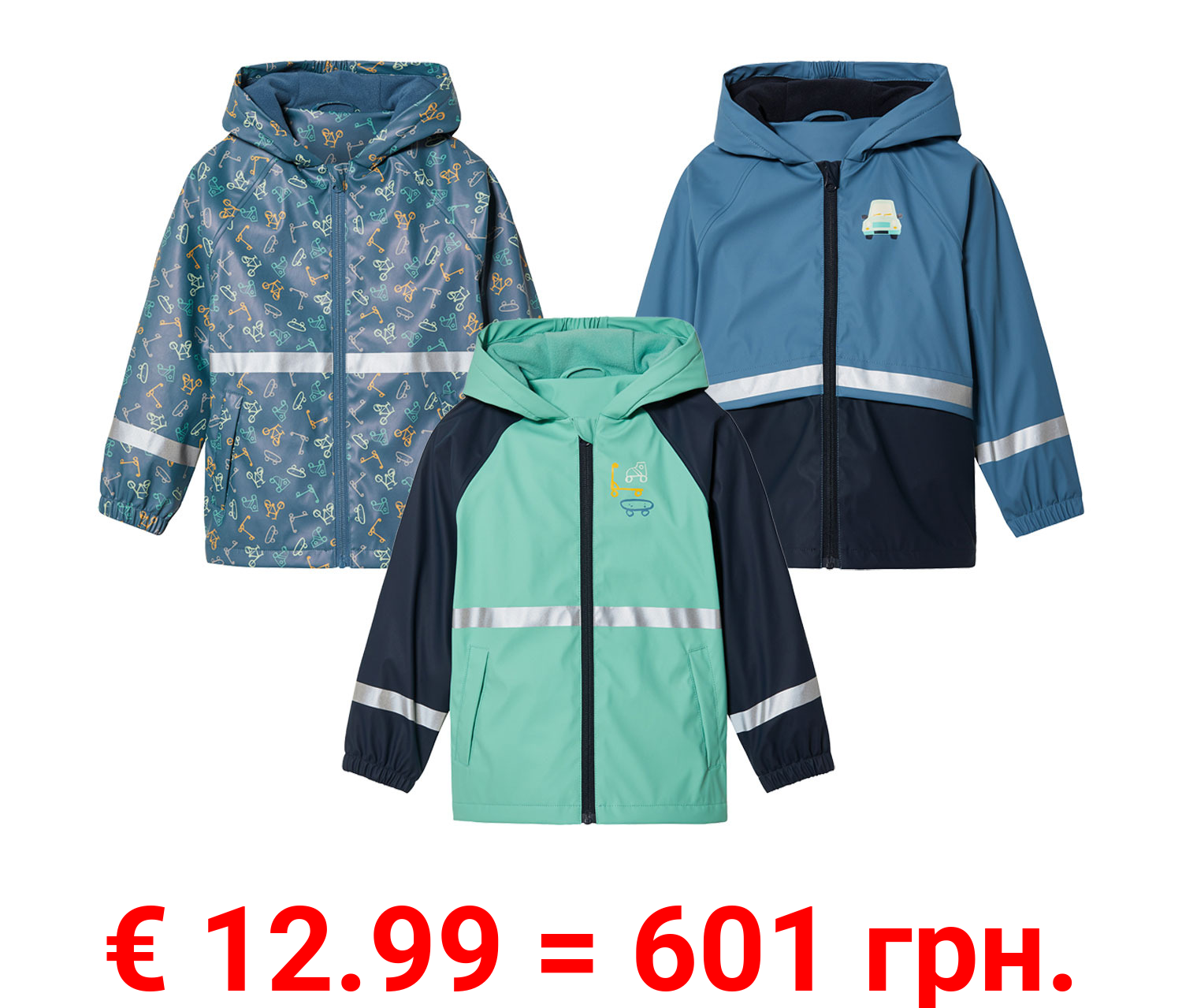 lupilu® Baby / Kleinkinder Matsch- und Buddeljacke mit Fleece gefüttert