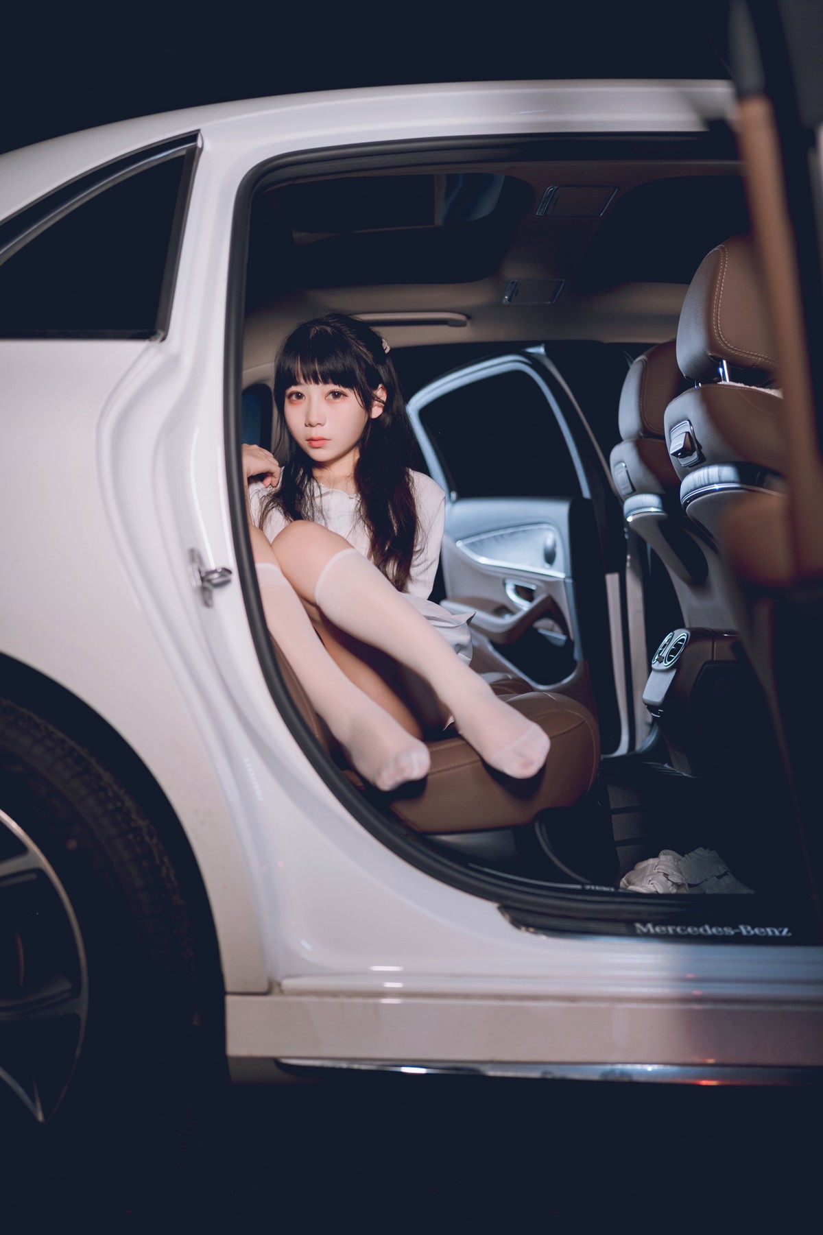 Cosplay Usejan蓝蓝 奔驰 38