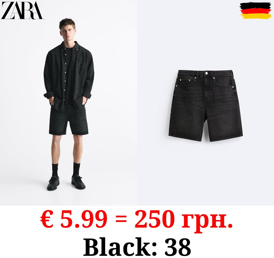 BASIC DENIM BERMUDA SHORTS