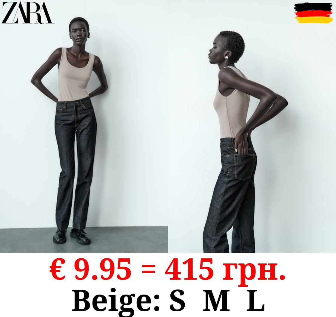 POLYAMIDE TOP WITH WIDE STRAPS