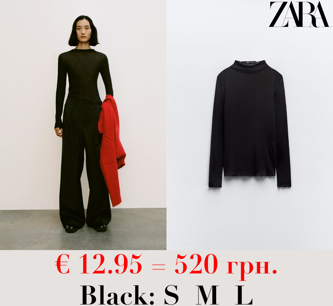 CREPE COTTON T-SHIRT