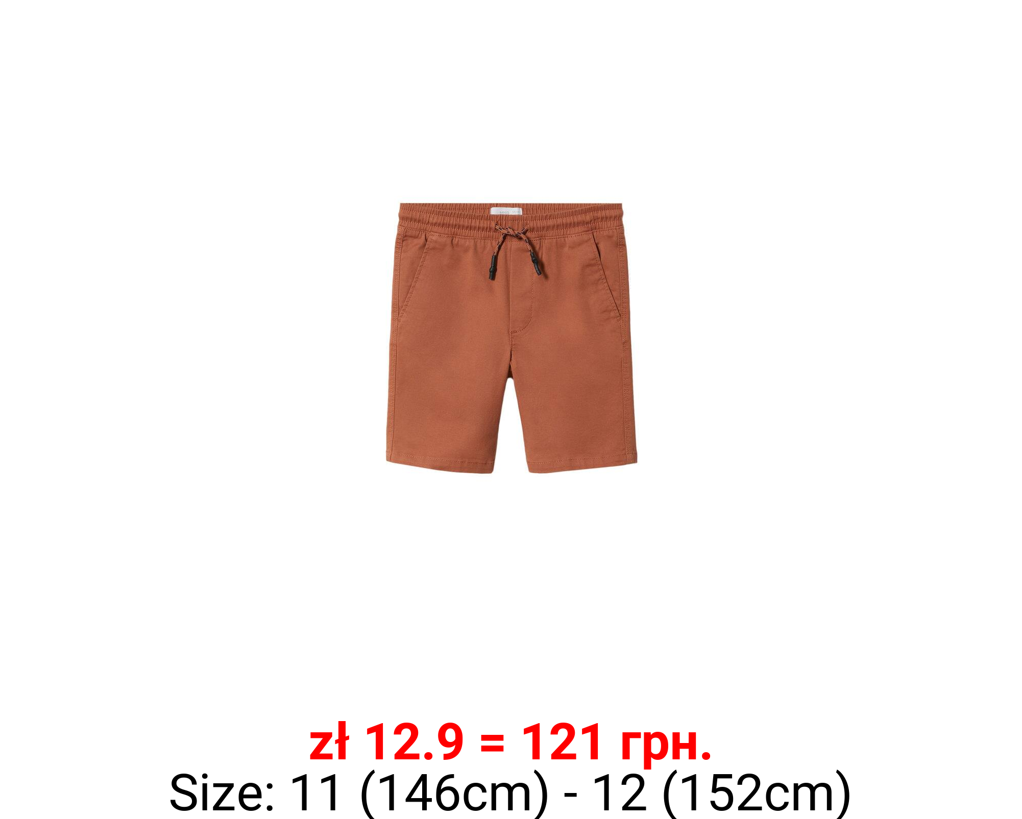 Bermudas algodón cordón