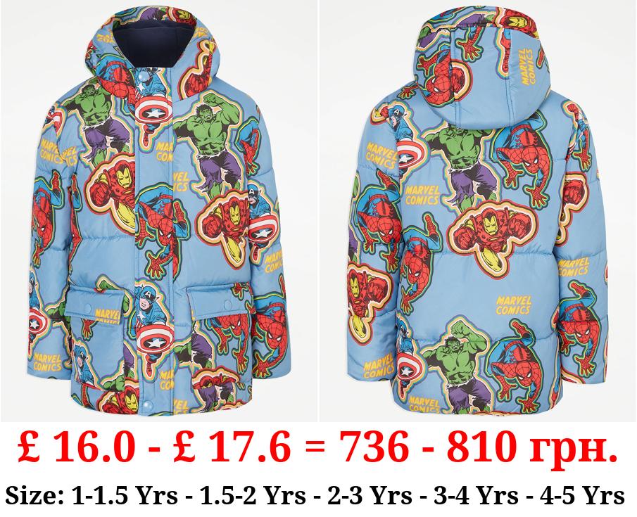 Marvel Comic Book Character Padded Jacket