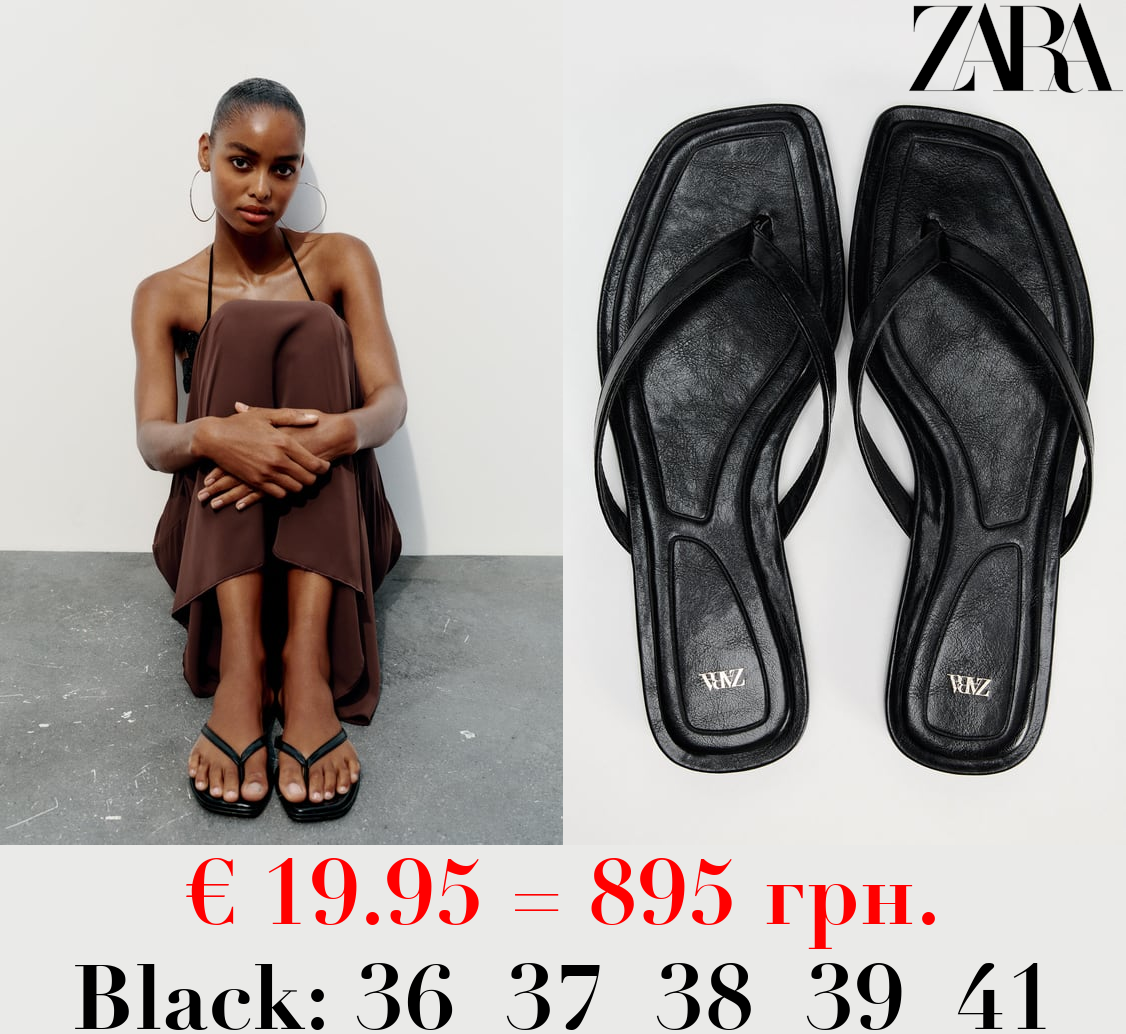 FLAT STRAPPY SLIDER SANDALS