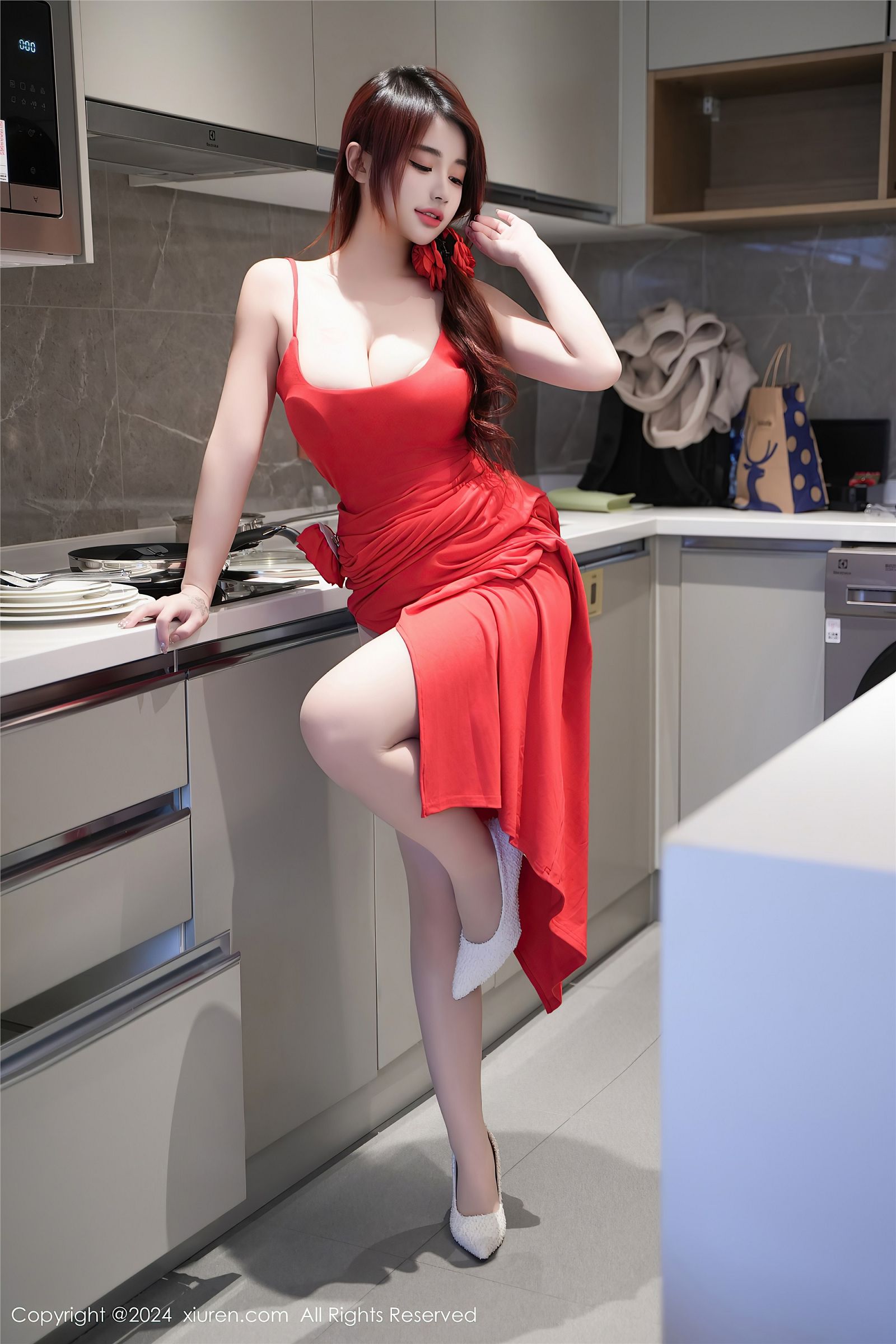 图片[2]-[XIUREN秀人网] 2024.03.29 NO.8313 美七 Mia-六色网