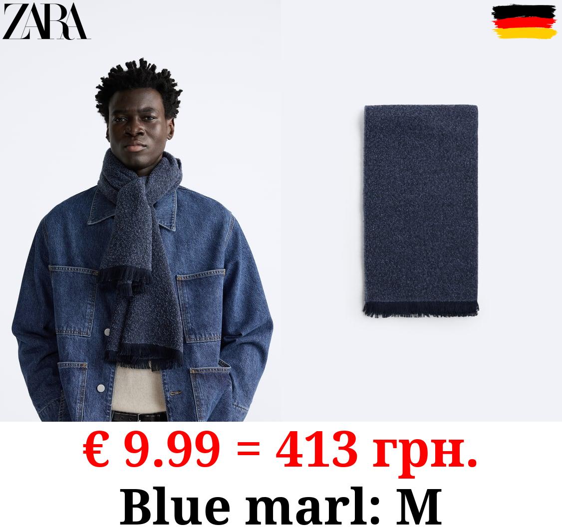 DIAGONAL TEXTURED SCARF