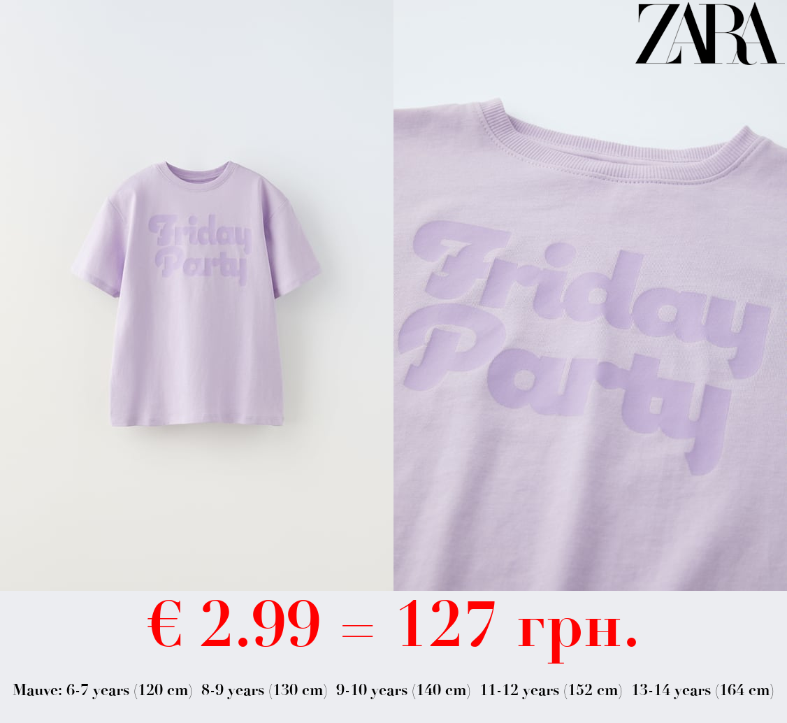 SLOGAN T-SHIRT