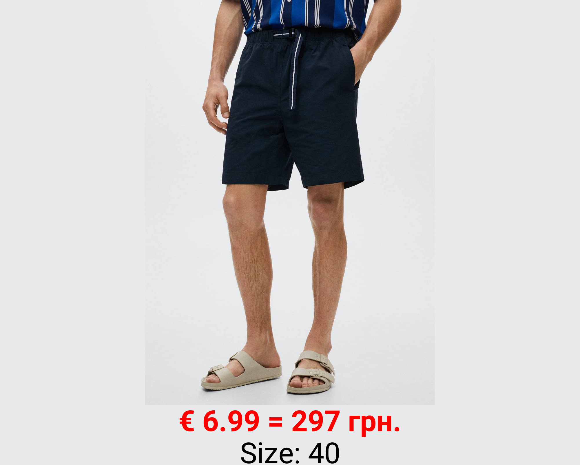 Bermudas algodón cintura elástica