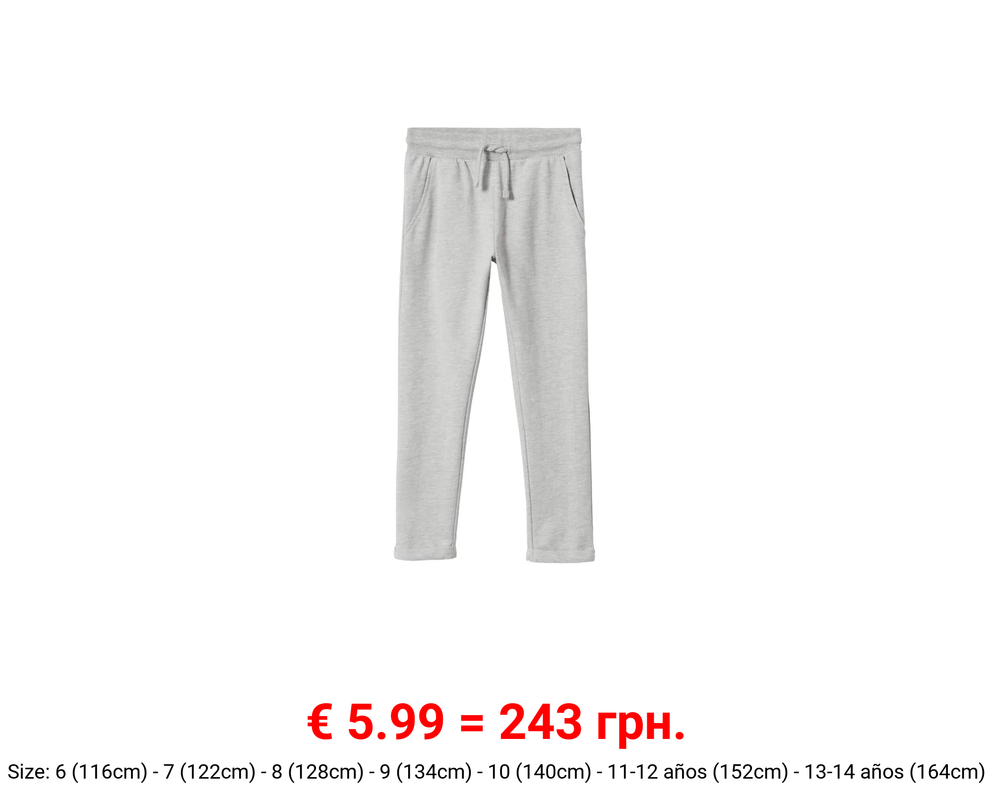 Pantalón jogger algodón