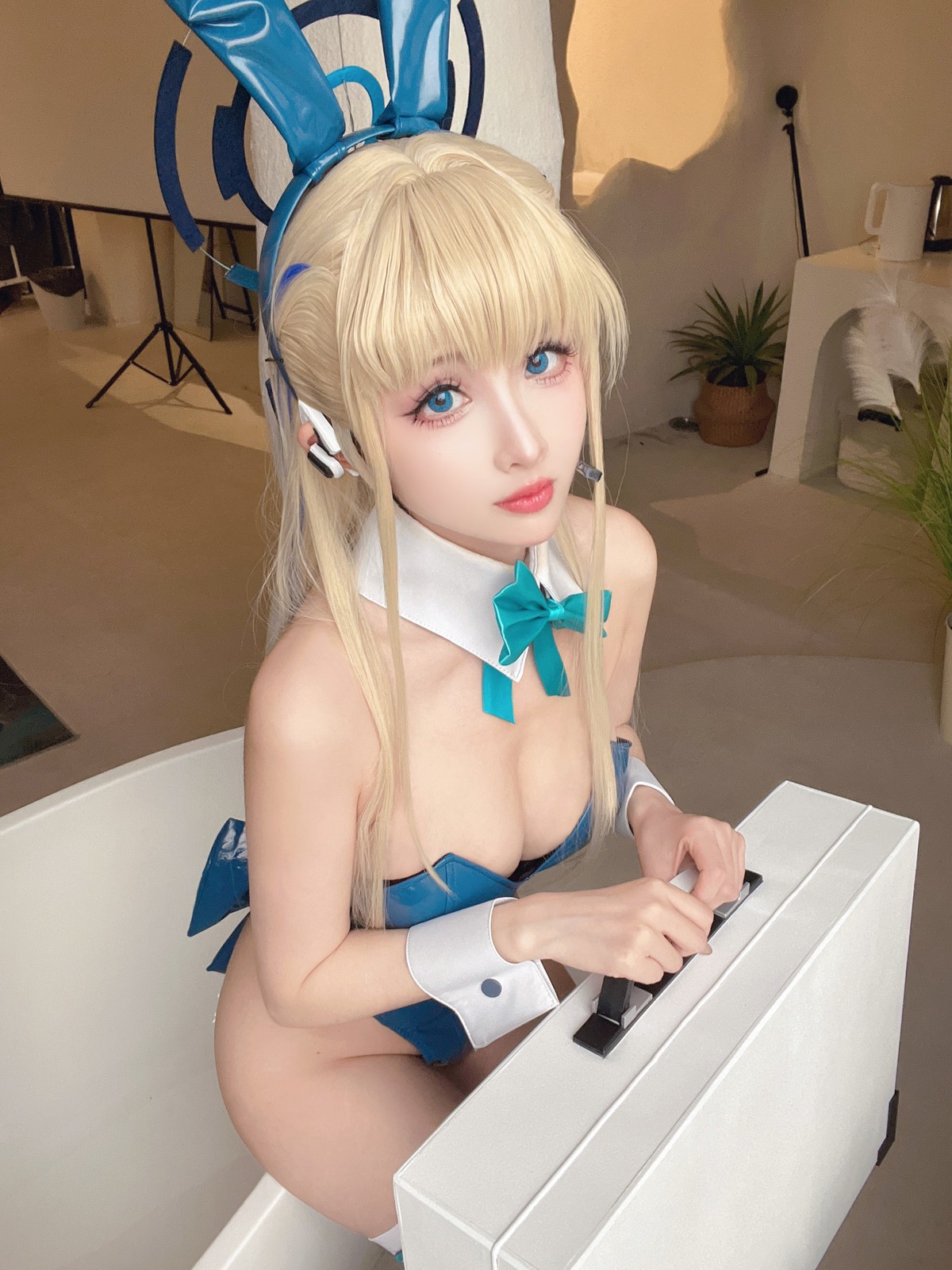 Cosplay Rioko凉凉子 碧蓝档案 TOKI兔兔 35
