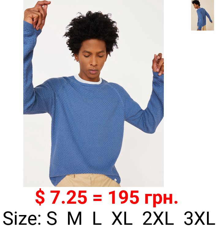 Free Assembly Men's Raglan Sweater