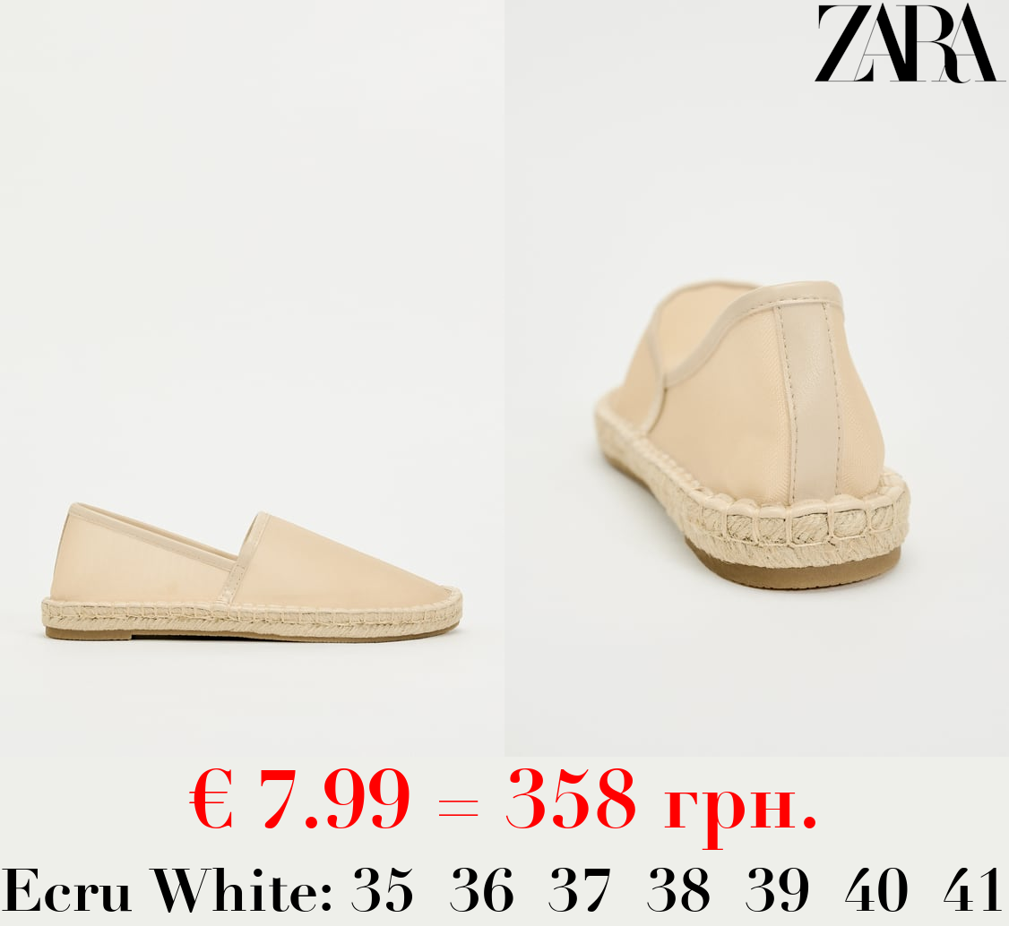 MESH ESPADRILLES