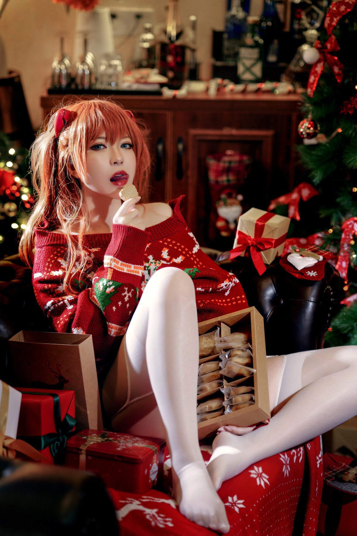 Cosplay 半半子 式波・ASUKA Christmas 8