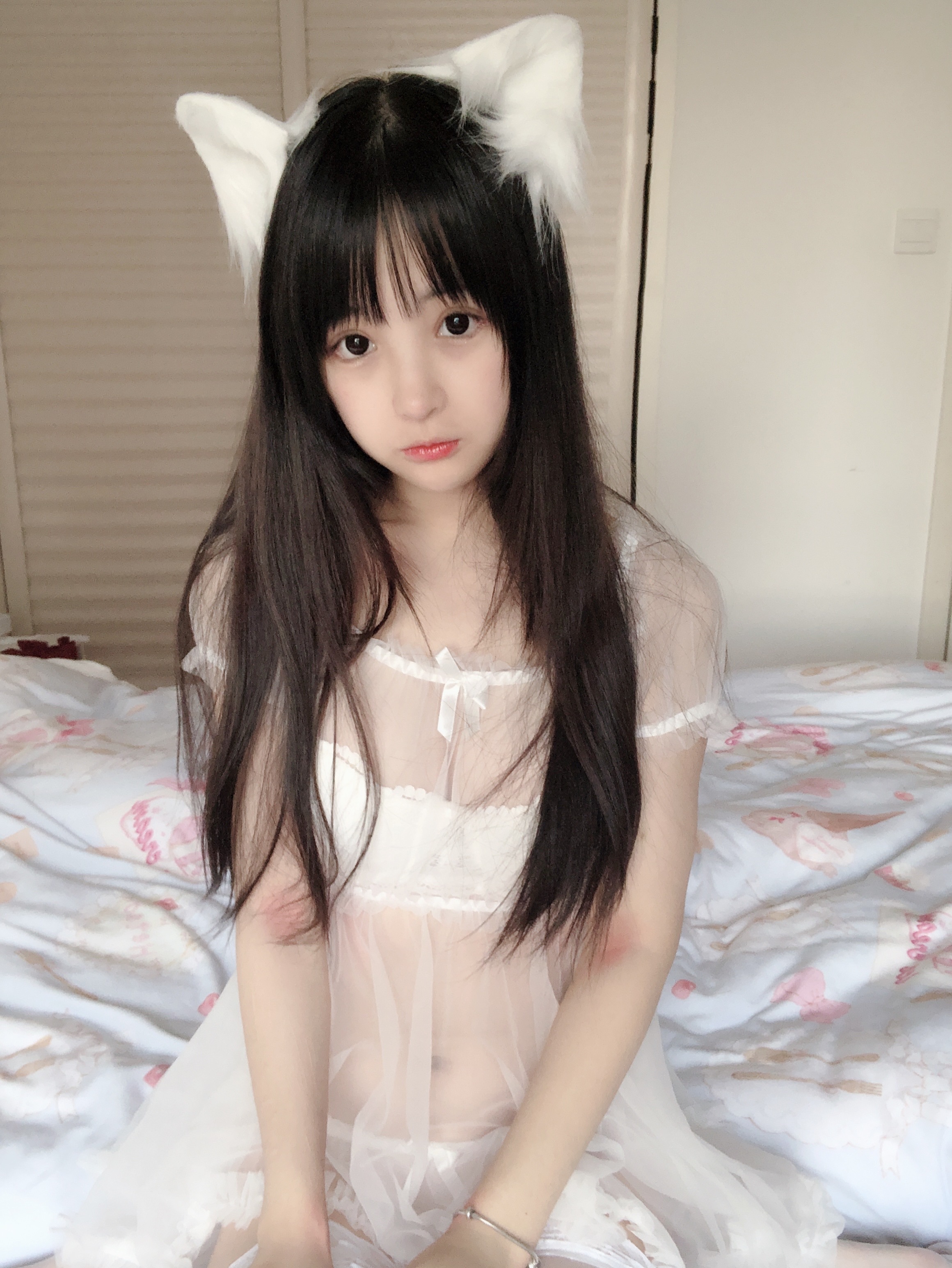 樱井宁宁- 小白猫 蕾丝内衣[31P] 3