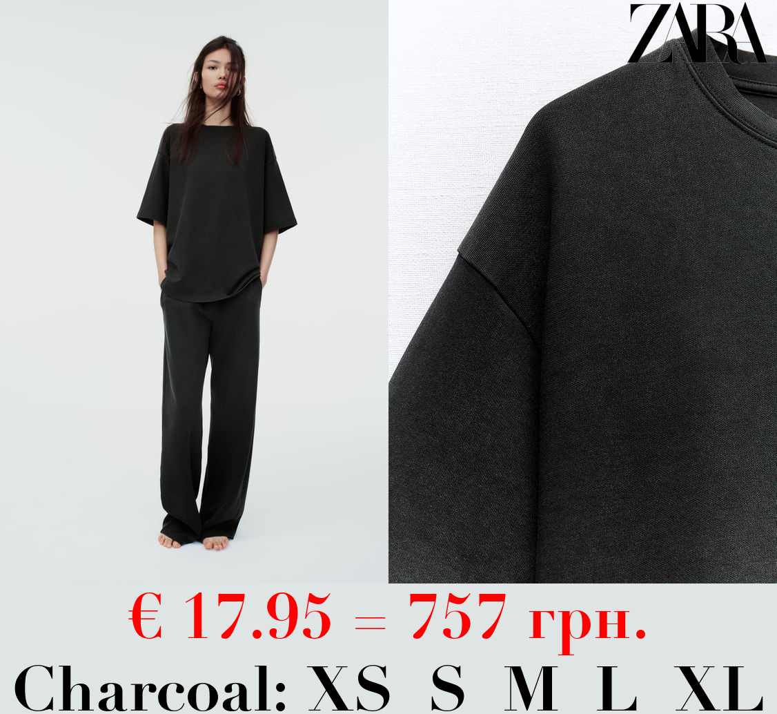 WASHED INTERLOCK T-SHIRT